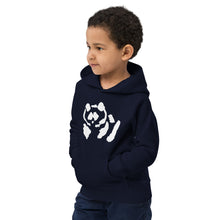 Load image into Gallery viewer, Kids eco hoodie - White Pandeau