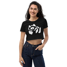 Load image into Gallery viewer, Organic Crop Top - White Pandeau