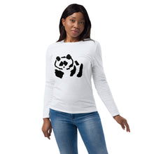 Load image into Gallery viewer, Unisex fashion long sleeve shirt - Black Pandeau