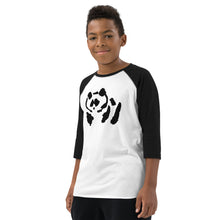 Load image into Gallery viewer, Youth baseball shirt - Black Pandeau
