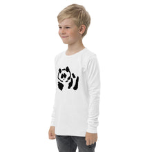 Load image into Gallery viewer, Youth long sleeve tee - Black Pandeau