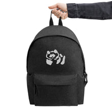 Load image into Gallery viewer, Embroidered Backpack - White Pandeau
