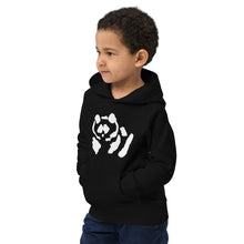 Load image into Gallery viewer, Kids eco hoodie - White Pandeau

