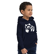 Load image into Gallery viewer, Kids eco hoodie - White Pandeau
