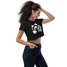 Load image into Gallery viewer, Organic Crop Top - White Pandeau
