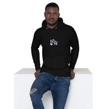 Load image into Gallery viewer, Unisex Hoodie - Small Violet Pandeau
