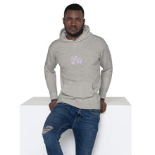 Load image into Gallery viewer, Unisex Hoodie - Small Violet Pandeau
