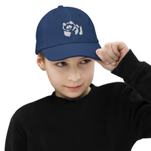 Load image into Gallery viewer, Youth baseball cap - White Pandeau
