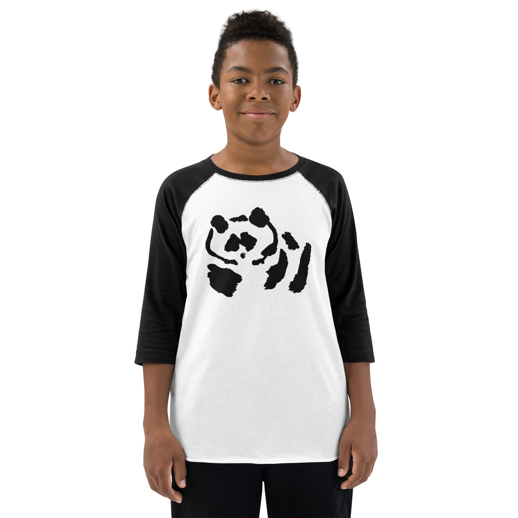 Youth baseball shirt - Black Pandeau