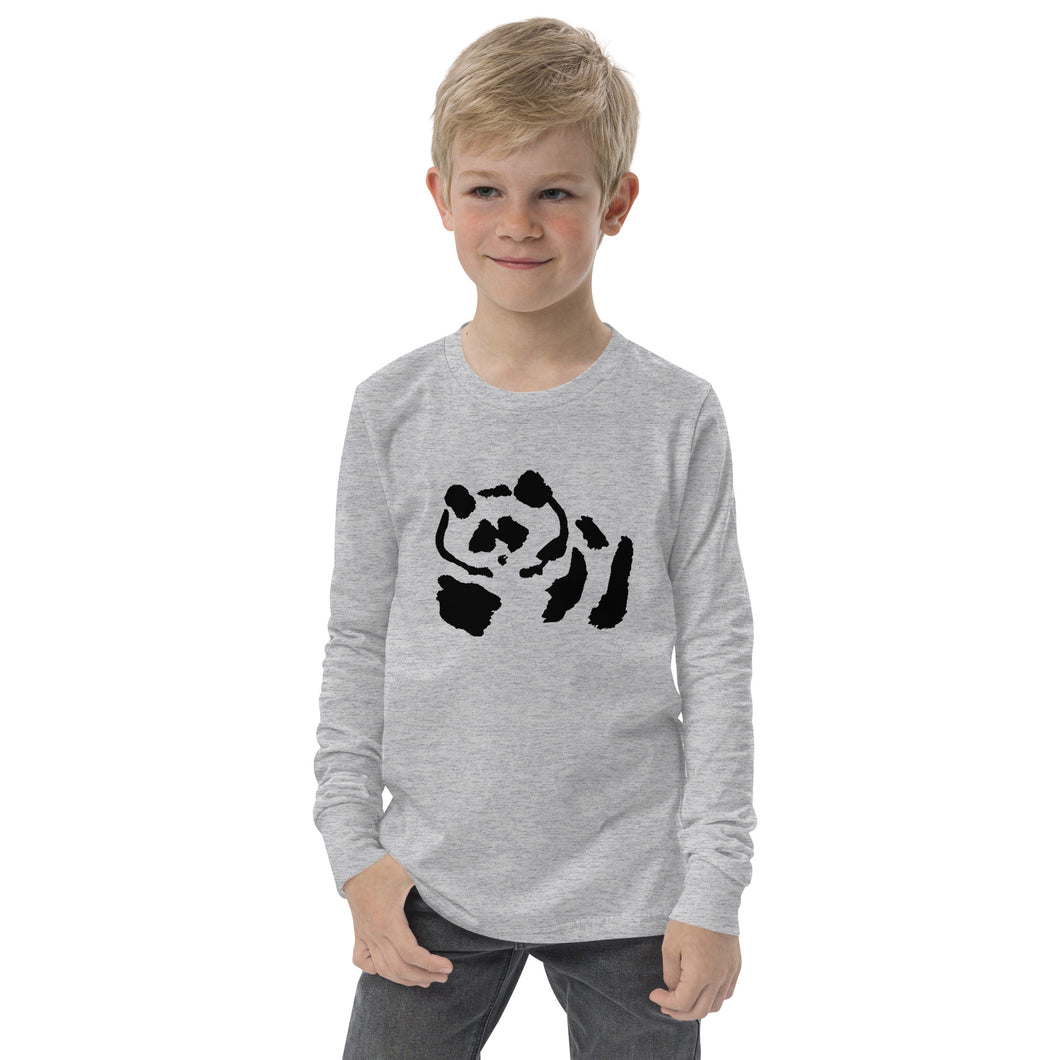 Youth long sleeve tee - Black Pandeau