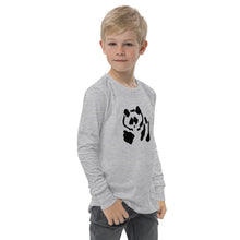 Load image into Gallery viewer, Youth long sleeve tee - Black Pandeau
